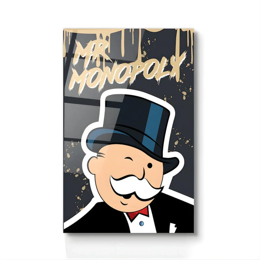 Tableau Personnage: Monsieur Monopoly Or