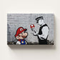 Tableau Personnage: Mario Banksy