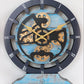 Horloge de Cheminée Ronde 16” Bleu Océan