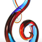 Sculpture Moderne Verre Multicolore Design