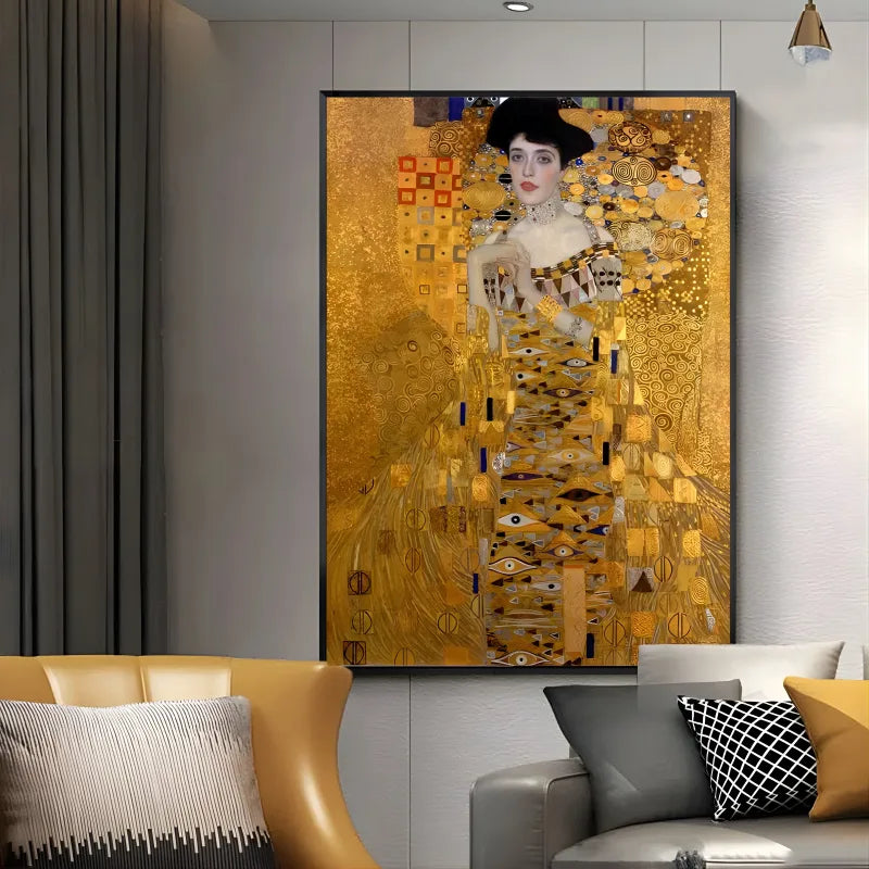 Tableau  ADÈLE BLOCH par Gustav Klimt IMPRESSION SUR TOILE