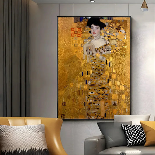 Tableau  ADÈLE BLOCH par Gustav Klimt IMPRESSION SUR TOILE