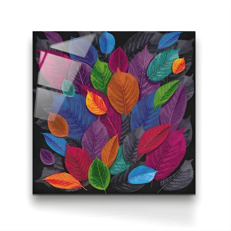 Tableau Fleur: Arc-en-ciel d'automne