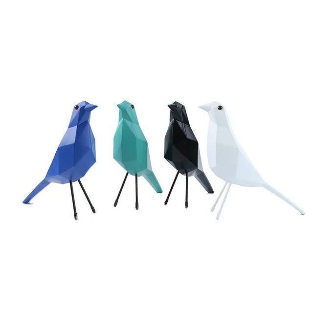 Oiseau resine origami