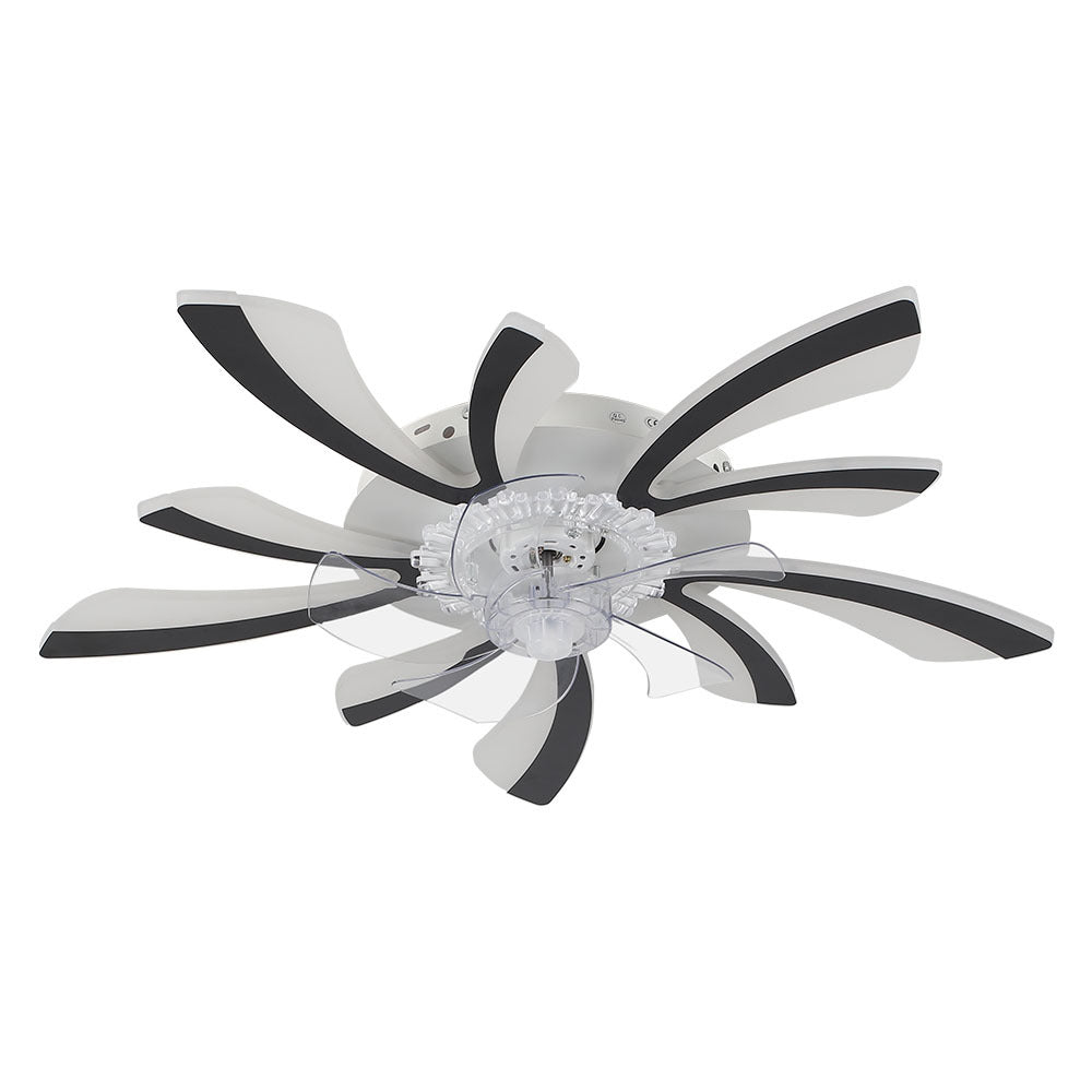 Ventilateur de plafond créatif de 78 cm avec lumières LED