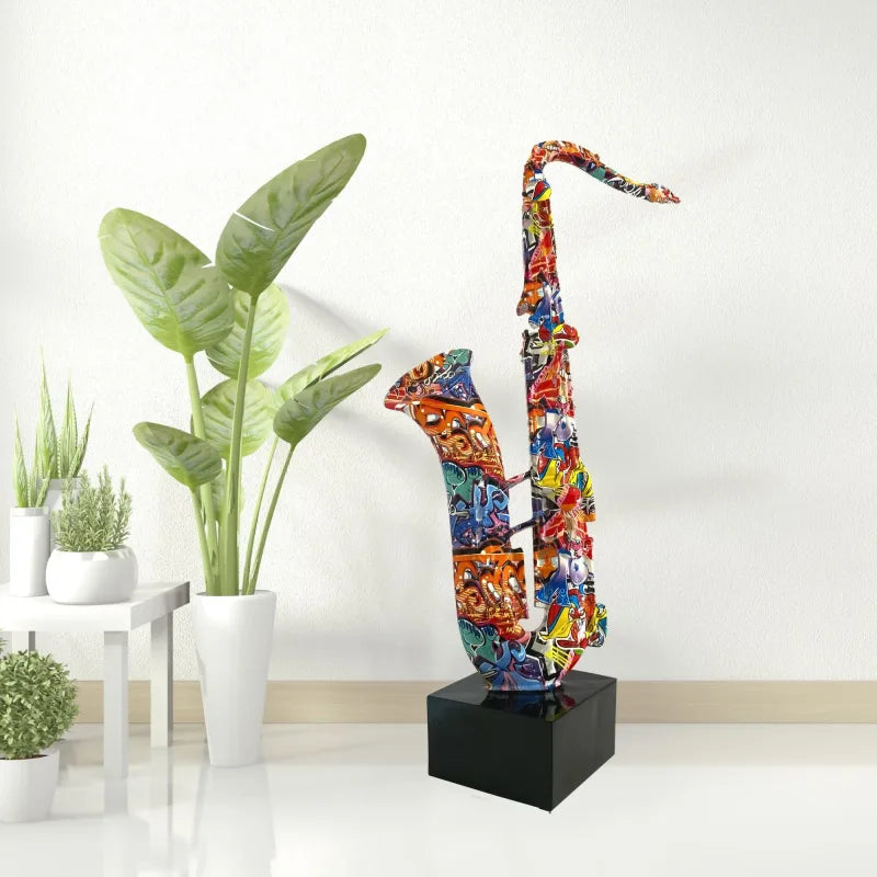 Sculpture en Résine - Saxophone