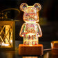 Lampe ours scintillant