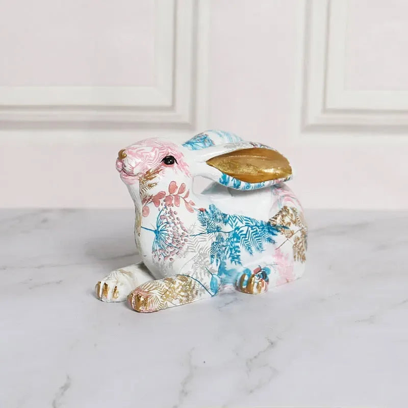 Statue Lapin Pastel